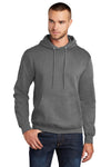 Port & Company ®  - Core Fleece Pullover Hooded Sweatshirt. PC78H - Graphite Heather