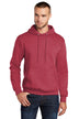 Port & Company ®  - Core Fleece Pullover Hooded Sweatshirt. PC78H - Heather Red