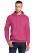 Port & Company ®  - Core Fleece Pullover Hooded Sweatshirt. PC78H - Heather Sangria