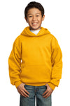 Port & Company ®  - Youth Core Fleece Pullover Hooded Sweatshirt.  PC90YH - Gold