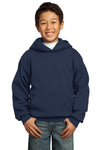 Port & Company ®  - Youth Core Fleece Pullover Hooded Sweatshirt.  PC90YH - Navy