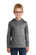 Port & Company ®  - Youth Core Fleece Pullover Hooded Sweatshirt.  PC90YH - Graphite Heather