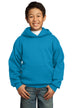 Port & Company ®  - Youth Core Fleece Pullover Hooded Sweatshirt.  PC90YH - Neon Blue