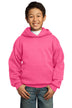 Port & Company ®  - Youth Core Fleece Pullover Hooded Sweatshirt.  PC90YH - Neon Pink