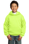 Port & Company ®  - Youth Core Fleece Pullover Hooded Sweatshirt.  PC90YH - Neon Yellow