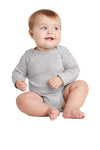 Rabbit Skins™ Infant Long Sleeve Baby Rib Bodysuit. RS4411