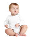 Rabbit Skins™ Infant Long Sleeve Baby Rib Bodysuit. RS4411