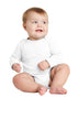 Rabbit Skins™ Infant Long Sleeve Baby Rib Bodysuit. RS4411